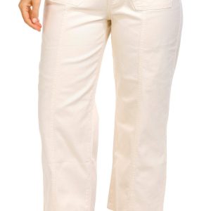 D.Jeans Womens Twill Patch Pocket Capris