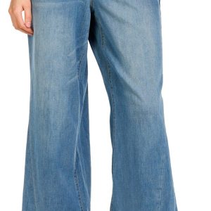 Nicole Miller Women's Nomad High Rise Wide Leg Jeans