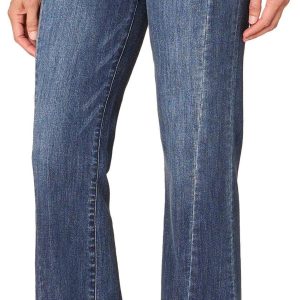 Democracy Womens Skyrise Step Hem Barley Boot Jeans