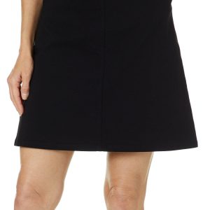 Hearts of Palm Womens Essential Solid Tech Stretch Skort