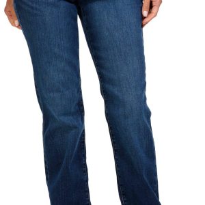 NYDJ Womens Marilyn Straight Leg Jeans
