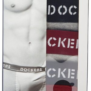 Dockers Mens 5-Pk. 100% Cotton Boxer Briefs
