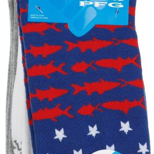 Columbia Mens 3-pk. Americana Crew Socks-Multi