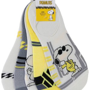 Peanuts Mens 5-Pk Sport Liners Socks
