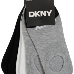DKNY Mens 6 Pk Non Terry Liner Socks