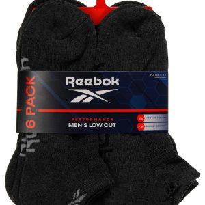 Reebok Mens 6-pk. 1/2 Terry Low-Cut Socks