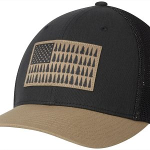 Columbia Mens Flexfit Tree Flag Mesh Hat