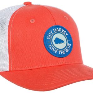 Guy Harvey Mens Mahi Blue Woven Mesh