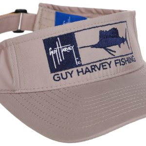 Guy Harvey Performance Visor Embroidered Marlin artwork