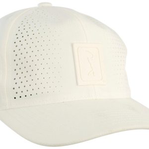 PGA Tour Mens Logo Ventilated Solid Color Baseball Cap