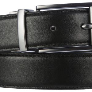 Steve Madden Mens Reversible Stitched Dress Belt