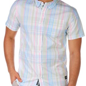 Silver Jeans Co. Men's Short Sleeve Buttoned Shirt