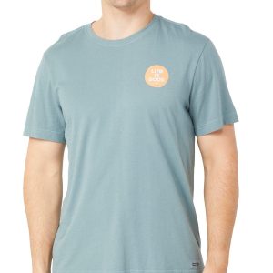 Life Is Good Mens Short Sleeve Sunset Waves Tee