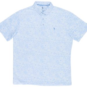 Tailorbyrd Mens Floral Pique Polo Shirt