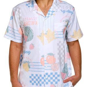 Vintage Summer Men's Premium Camp Shirt