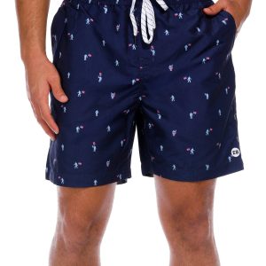 Eddie Bauer Mens E-Board Printed Micro Volley Shorts