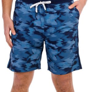 Eddie Bauer Mens E-Board Camo Print Volley Shorts