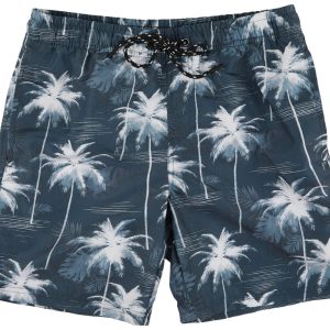 Distortion Men's Palms Printed Swim Shorts