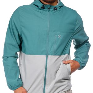 Hurley Mens Colorblock Windbreaker
