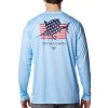 Columbia Mens PFG USA Americana Long Sleeve Tee