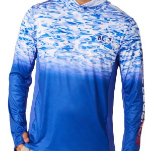 Reel Legends Mens Americana Camo Perpetual Knit Hoodie