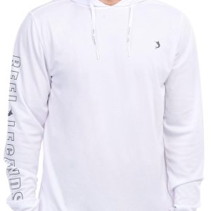 Reel Legends Mens Solid Freeline Hoodie