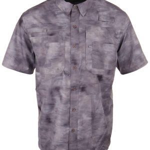 Reel Legends Mens Print Saltwater II Short Sleeve Shirt