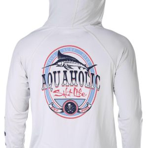 Salt Life Men's Long Sleeve Hooded Performance Shirt