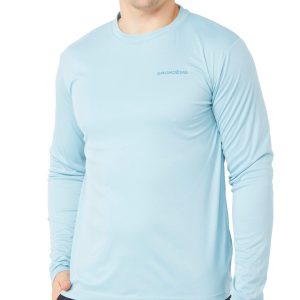 Grundens Mens Long Sleeve Logo Boat Shirt
