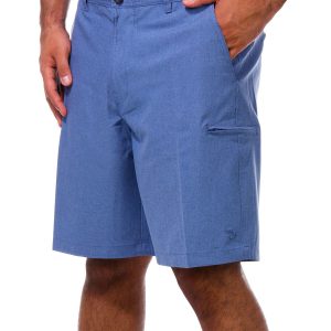 Reel Legends Mens 9 in. Hybrid Heathered Shorts