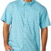 Reel Legends Mens Print Terrain Short Sleeve Shirt