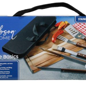 Gibson Home 4 Pc Barbeque Basics Set