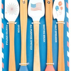 Core Home 5 Pc Americana Mini Utensil Set