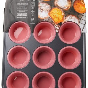 BROOKLYN STEEL CO 12 Cup Non-Stick Muffin Pan
