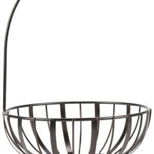 Mikasa 10 in Metal Fruit Basket with Banana Hook