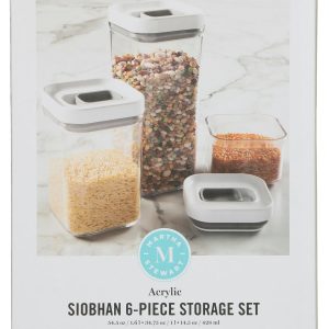Martha Stewart 6 Pc Siobhan Storage Set
