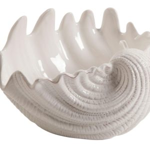 Coastal Home Shell Shaped Salad Bowl