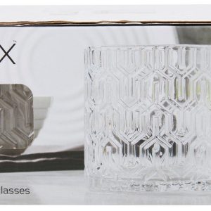Lynx 4 pk Rock Glasses