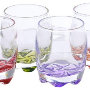 Home Essentials 6-pc. 2.75 oz. Tricolor Shot Glass Set