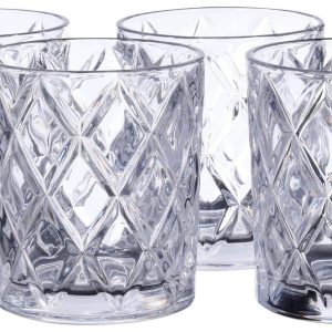 Mikasa 10 oz. Double Old Fashioned Glasses Ansley Set