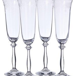 Mikasa Set of 4 Flute Glasses Amelia 7 oz.