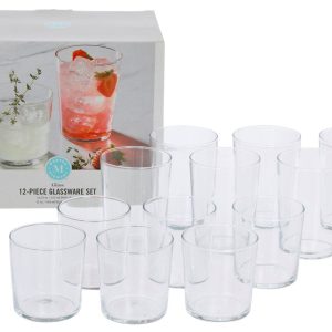 Martha Stewart 12 Pc. Glassware Set