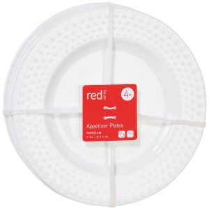 Home Essentials 4 Pk Appetizer Plates