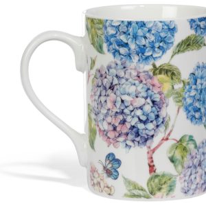 Home Essentials 14 Oz Hydrangea Chintz Mug