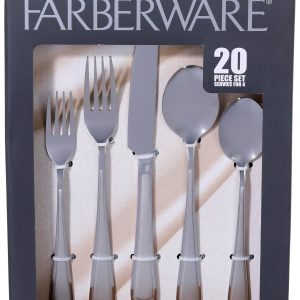 Farberware 20 Pc Stainless Steel Silverware Set