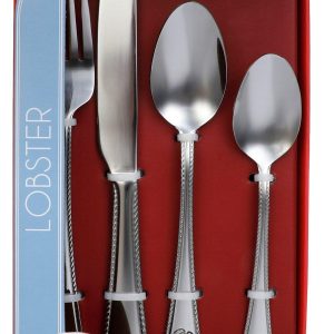 Towle 16 Pc Lobster Stainless Steel Flatware Set
