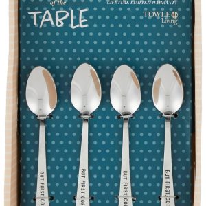 Towle 4 Pk Talk Of The Table Coffee Spoons