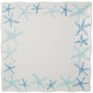 Gibson Cape Coral Starfish Dinner Plate
