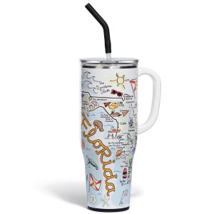 Swig 40 oz Florida Print Stainless Steel Mega Mug