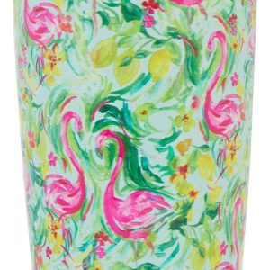 Meteor 30 oz Flamingo Lemon Stainless Steel Tumbler